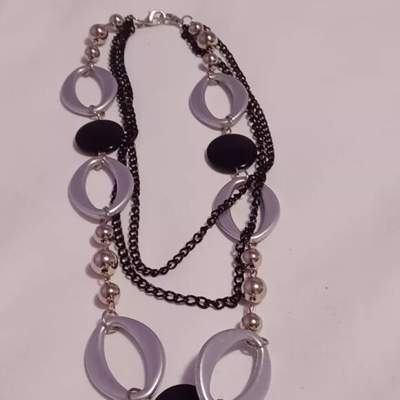 Jewelry Lot 6 Pieces (2) Necklace Bangle Bracelets Watch Keychain Earrings - Picture 6 of 7